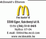  - McDonalds Étterem