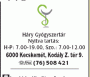  - Háry Gyógyszertár