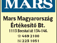 Mars Magyarország Értékesítő Bt.