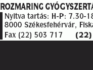 Rozmaring Gyógyszertár