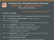 Gárdonyi Géza Művelődési Ház Nyílt Napja – „Élményekre nyitva”