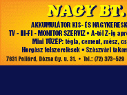 Nagy Bt. Park Étterem, Pizzéria