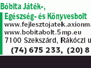 Bóbita Játék-, Egészség- és Könyvesbolt