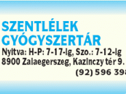 Szentlélek Gyógyszertár