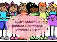 Nyári napközis tábor a Babilon Centerben