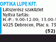 Optika Lupe Kft.