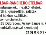 Rancheró Ételbár