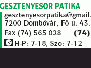 Gesztenyesor Patika