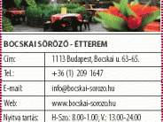 Bocskai Söröző-Étterem