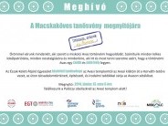A Macskaköves tanösvény megnyitója