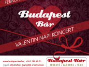Budapest Bár Valentin-napi est