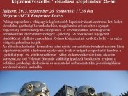Nagy Mercédesz elődása: „Bevezetés a kortárs kínai képzőművészetbe” 