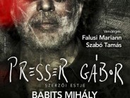 PRESSER GÁBOR szerzői estje