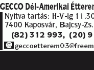 GECCO Dél-Amerikai Étterem