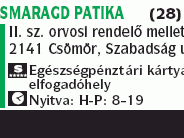 Smaragd Patika