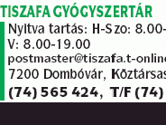 Tiszafa Gyógyszertár
