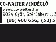 Co-walter Vendéglő