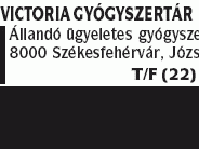 Victoria Gyógyszertár