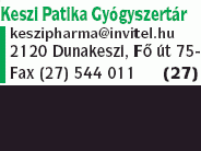 Keszi Patika Gyógyszertár