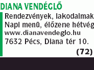 Diana Vendéglő Gábor