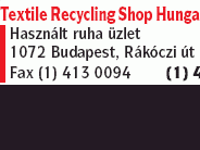 Textile Recycling Shop Hungary Kft.