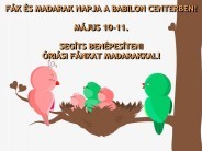 Madarak és fák napja a Babilon Centerben