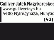 Gulliver Játék Nagykereskedés