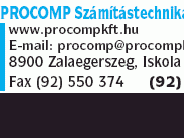 Procomp Számítástechnikai Kft.