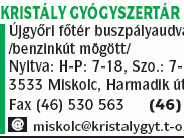 Kristály Gyógyszertár