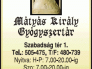 Mátyás Király Gyógyszertár