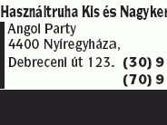 Használtruha Kis és Nagyker