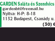 Garden Saláta és Szendvics