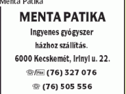 Menta Patika