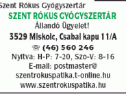 Szent Rókus Gyógyszertár