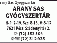 Arany Sas Gyógyszertár