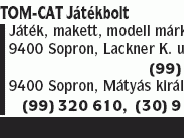 Tom-Cat Játékbolt