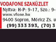 Vodafone Szaküzlet-Sopron