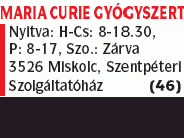 Maria Curie Gyógyszertár