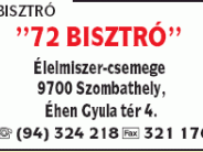 Varga László - 72 Bisztró