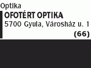 Optika Ofotért Optika Kft.