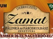 Debreczeni Zamat Pálinka és Pároskolbász Fesztivál