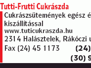 Tutti-Frutti Cukrászda