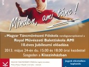 Royal Balettiskola és a Magyar Táncművészeti Főiskola Táncgála Minden ami TÁNC