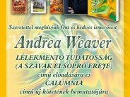 Találkozás Andrea Weaver írónővel