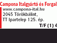 Campona Italgyártó és Forgalmazó Kft.