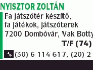 Nyisztor Zoltán fa játszótér készítő