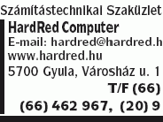 Számítástechnikai Szaküzlet HardRed Computer