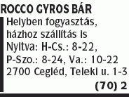 Rocco Gyros Bár