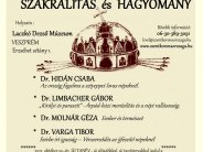 SZAKRALITÁS és HAGYOMÁNY