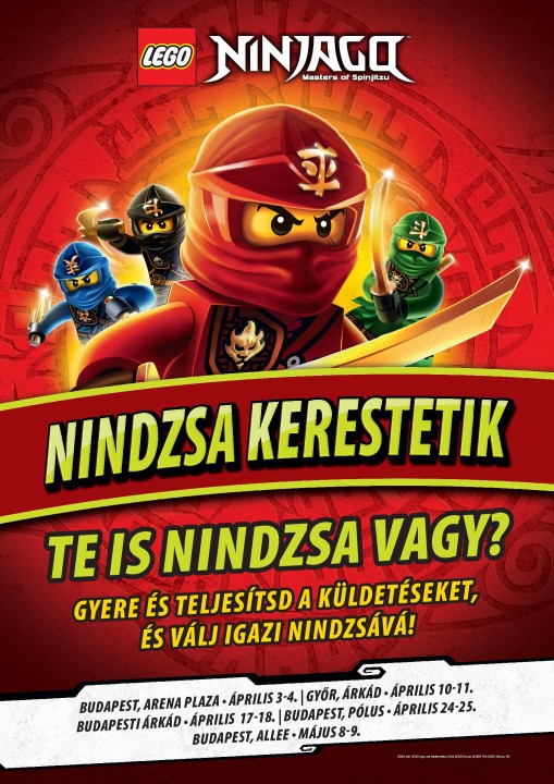   - Országos kisnindzsaképző a LEGO Ninjago Roadshown